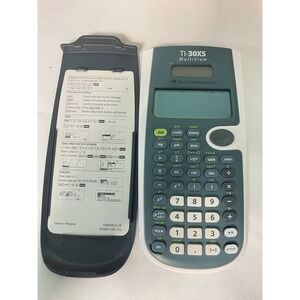 Texas Instruments TI-30XS Multiview Calculator TESTED WORKING Blue‎